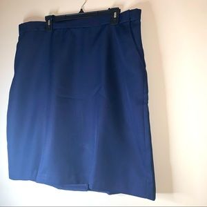 Bradford Fair Navy Blue Pencil Skirt 16W NWOT